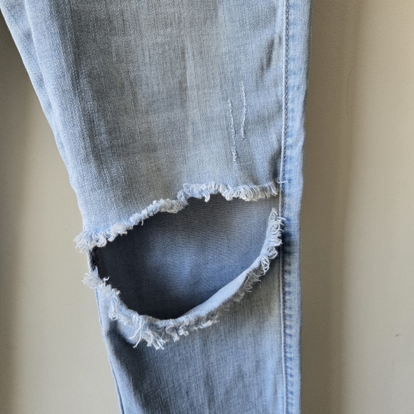 Aeropostle High Waisted Ankle Jeggings Distressed Denim 8 - Picture 5 of 15